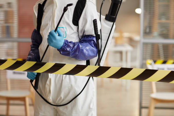 Professional Blood Cleanup technician working in Garrison, TX